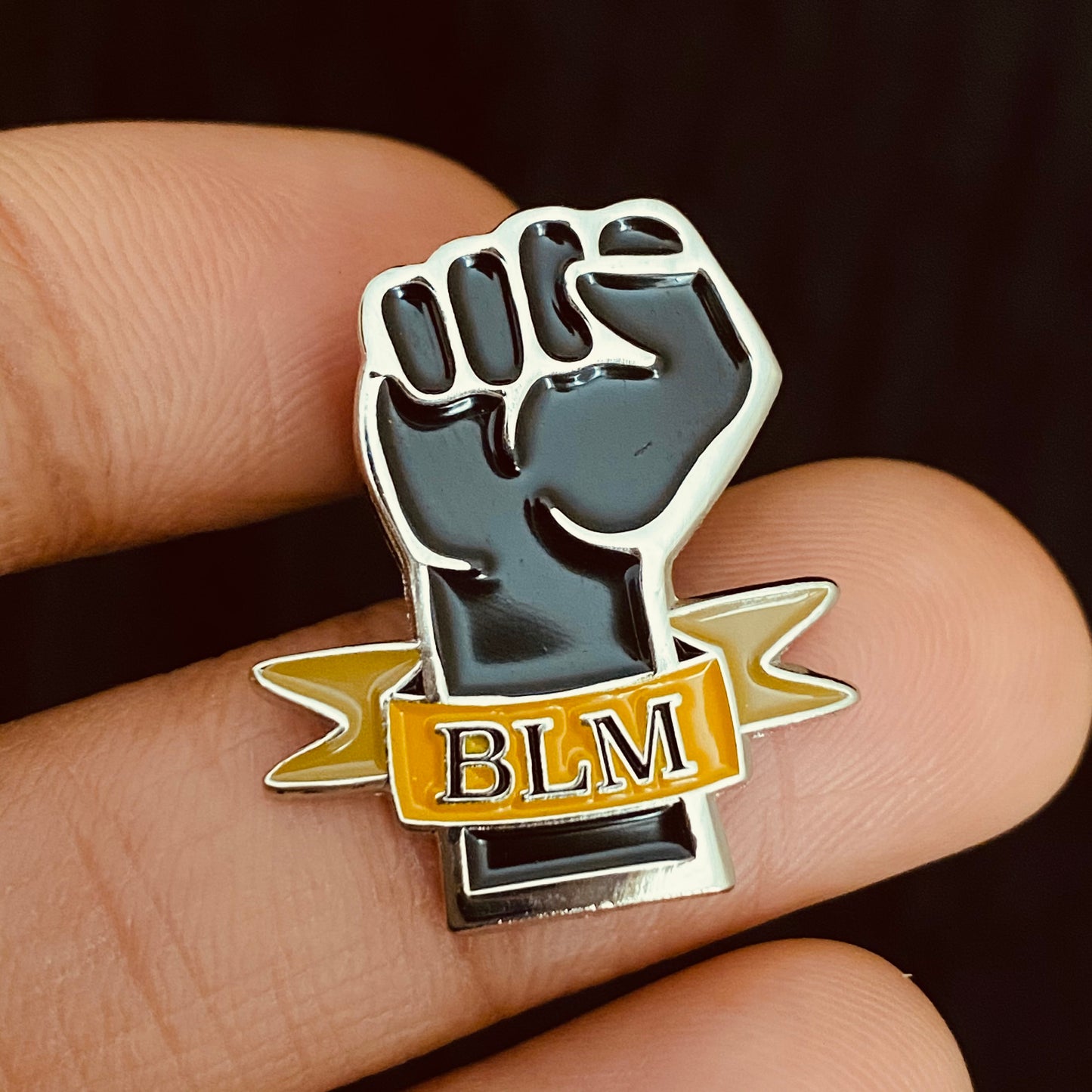 BLM & Solidarity Fist Enamel Pin Set