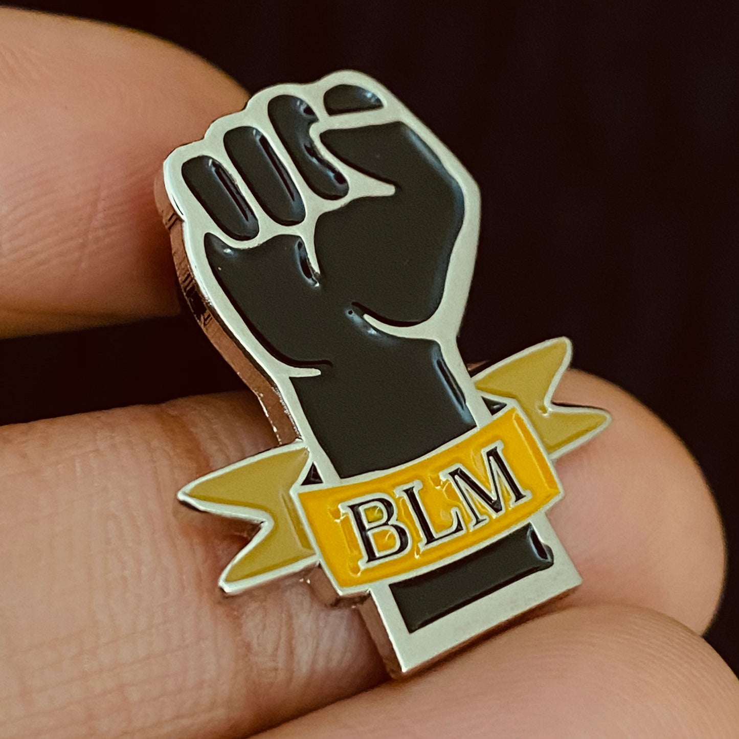 BLM & Solidarity Fist Enamel Pin Set